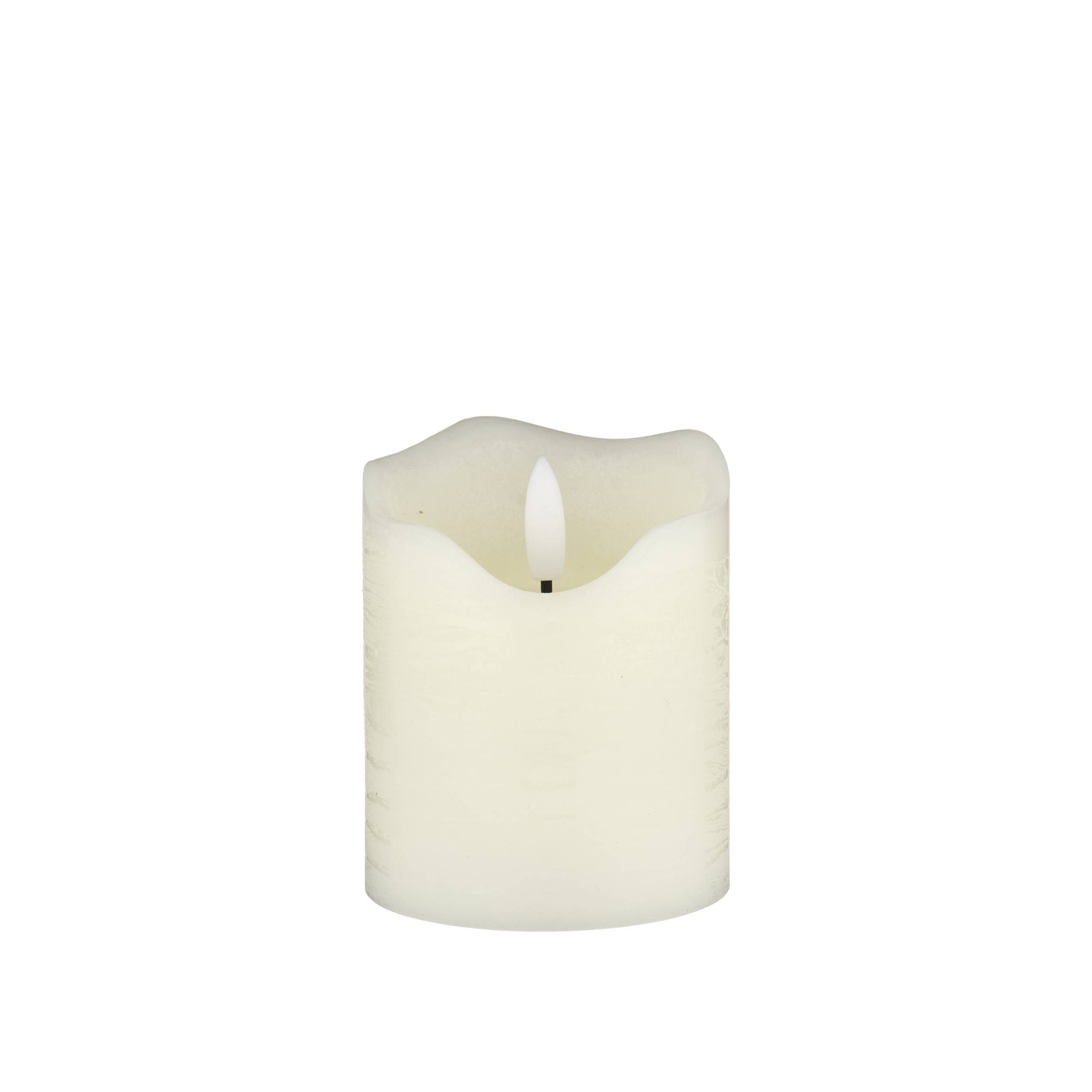 Bougie LED écrue H.10 cm - ECLOZ