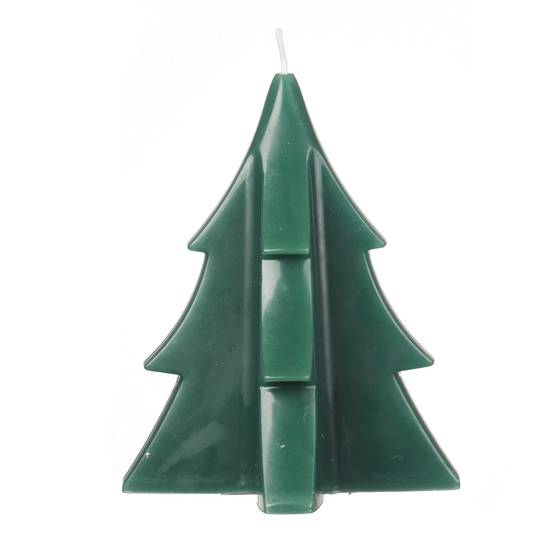 Bougie de cire sapin verte H. 16 cm - ECLOZ
