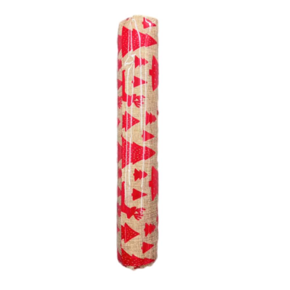 Chemin de table rouge nature L.150 cm - ECLOZ