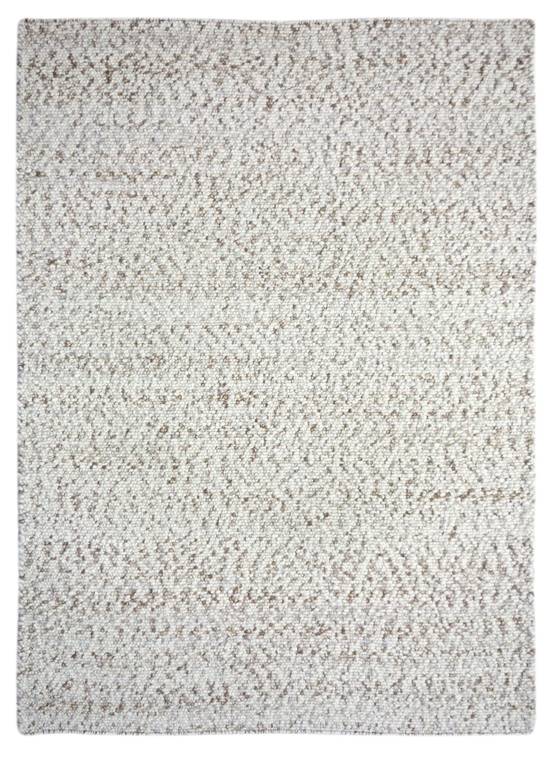 Tapis en laine et coton beige L.200 x l.140 cm - ECLOZ - Image 1