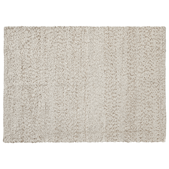 Tapis en laine et coton beige L.200 x l.140 cm - ECLOZ - Image 2