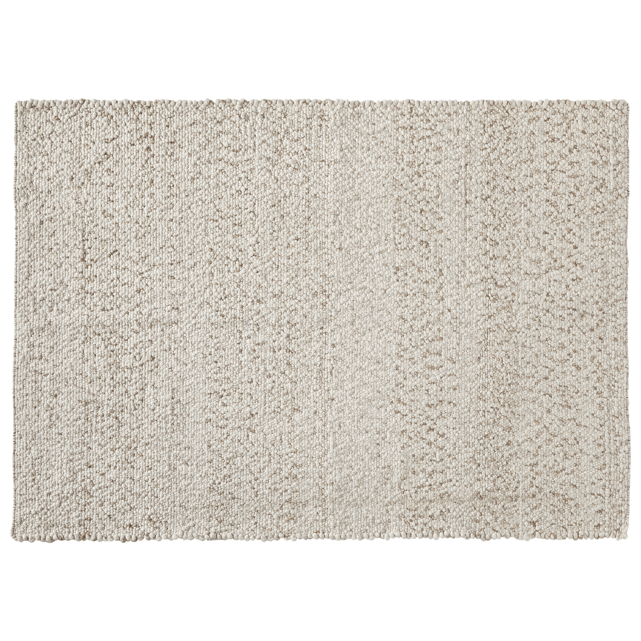 Tapis en laine et coton beige L.200 x l.140 cm - ECLOZ - Image 2