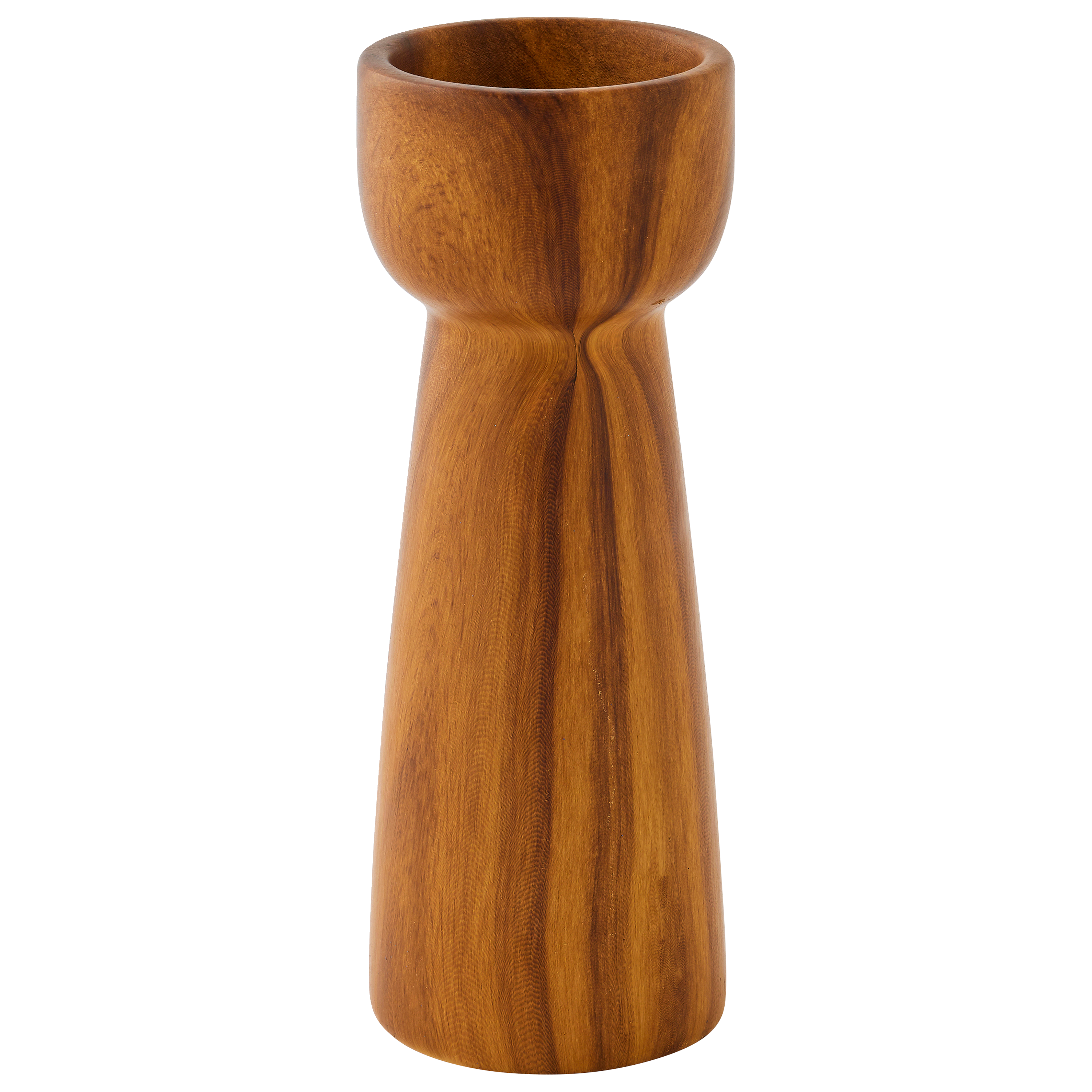 Candelero efecto madera H.22 cm - ECLOZ - Imagen 2
