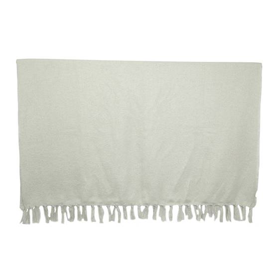 Ecloz - Plaid vert uni L.160 x l.130 cm - ECLOZ