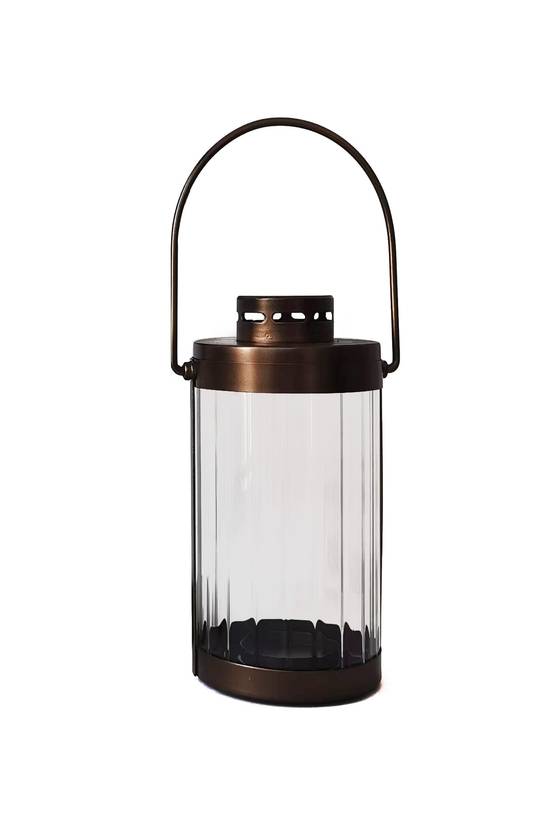 Ecloz - Lanterne verre et cuivre H.29 cm - ECLOZ