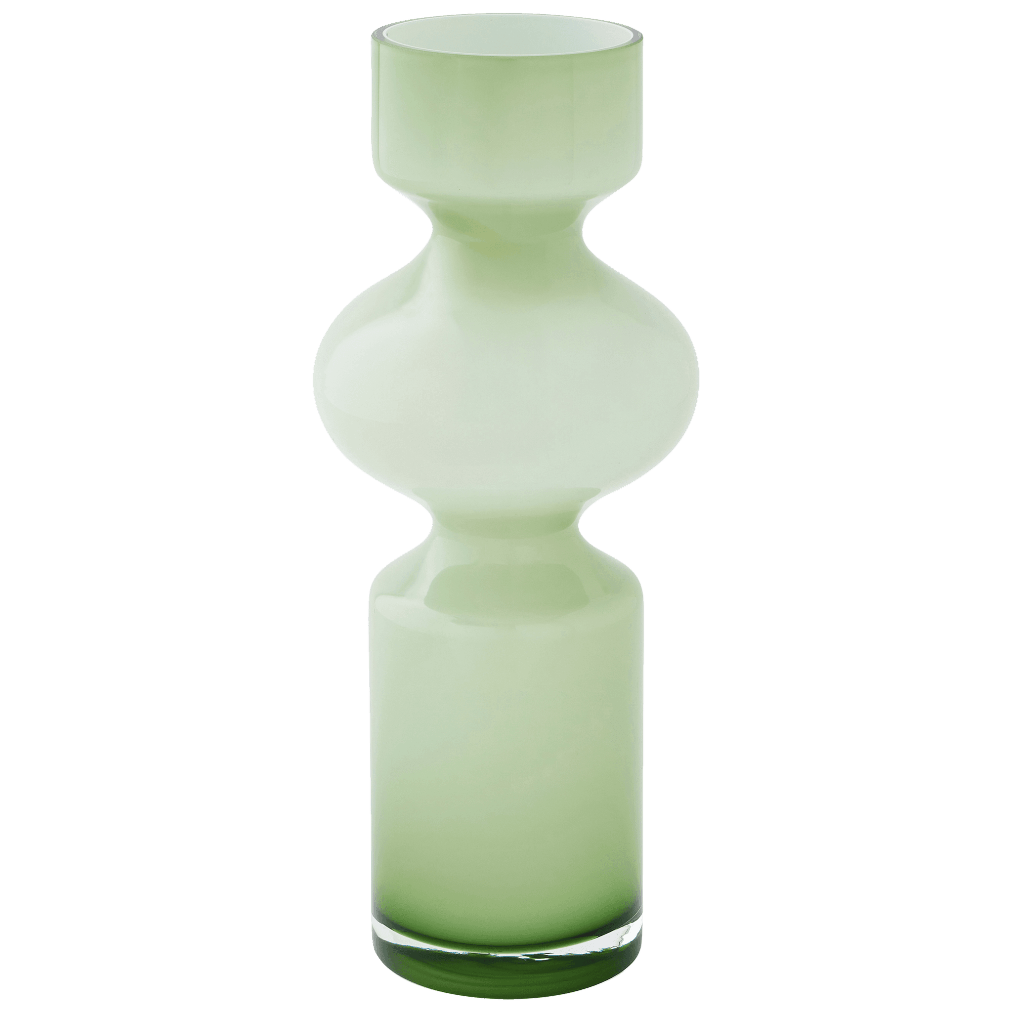 Vase cylindrique vert boule de Noël H.35 cm - ECLOZ - Image 2