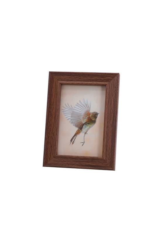 Cadre en bois marron L.19 x l.14 cm - ECLOZ - Image 1