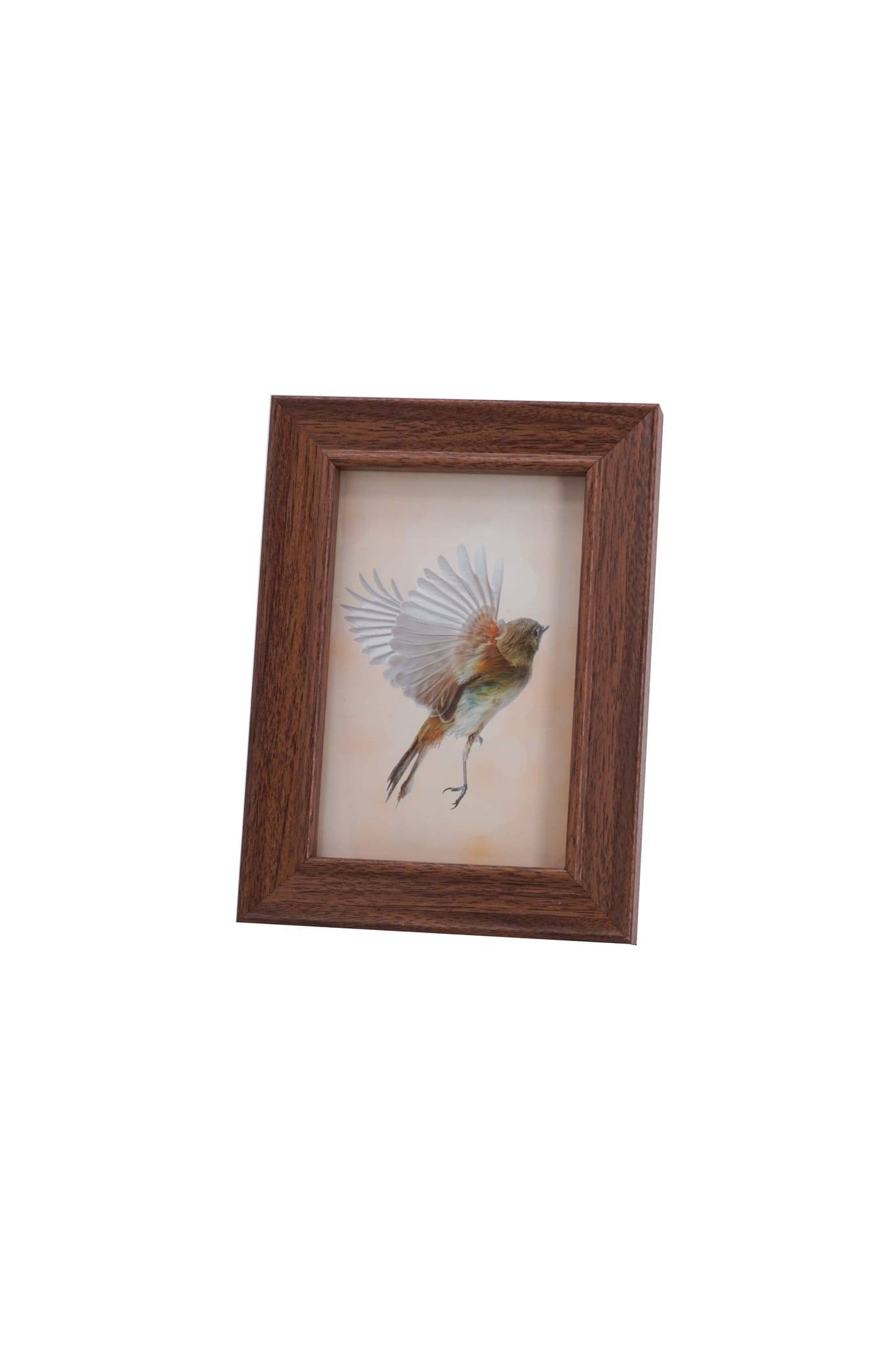 Cadre en bois marron L.19 x l.14 cm - ECLOZ