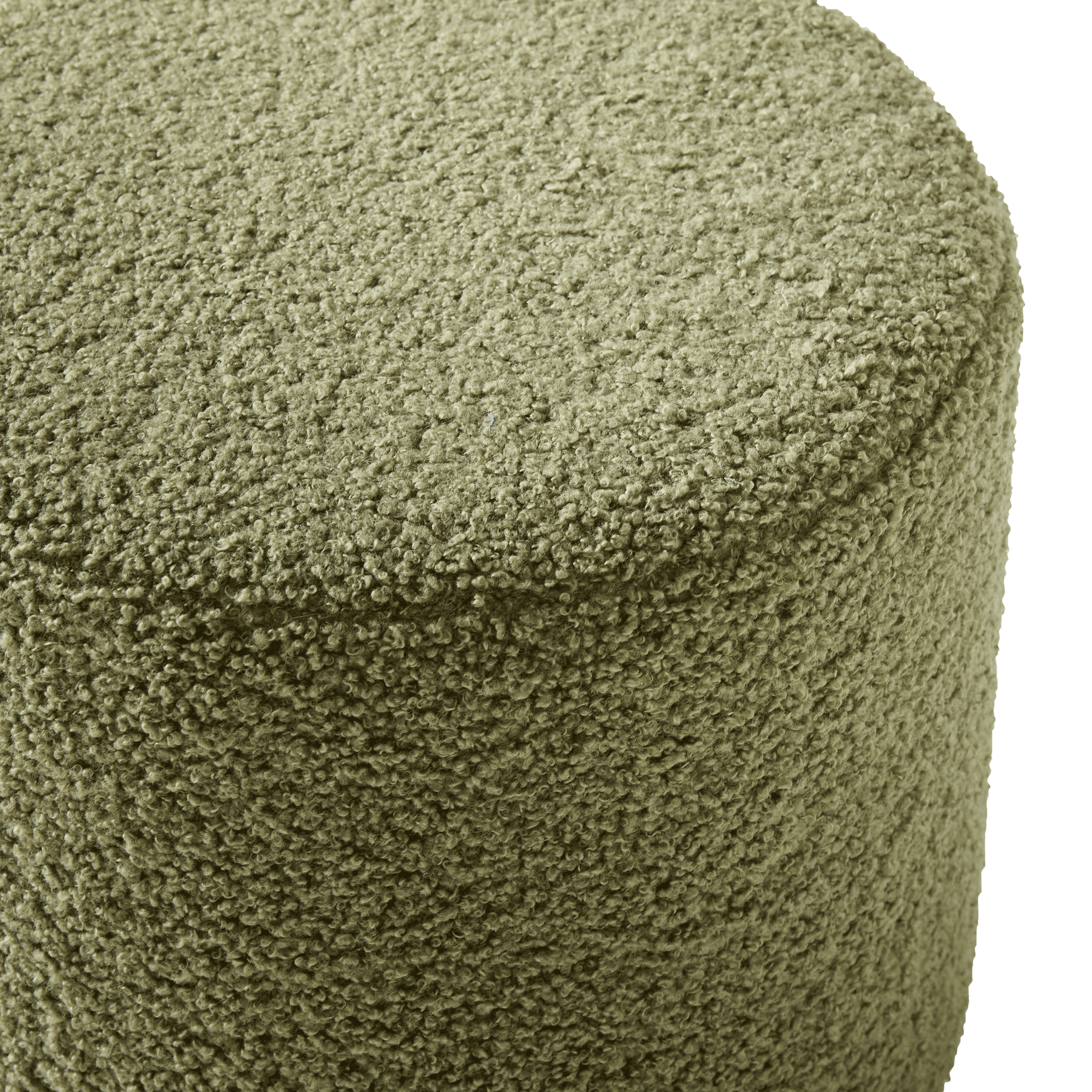 Pouf rond vert Ø 30 x H.27 cm - ECLOZ - Image 3