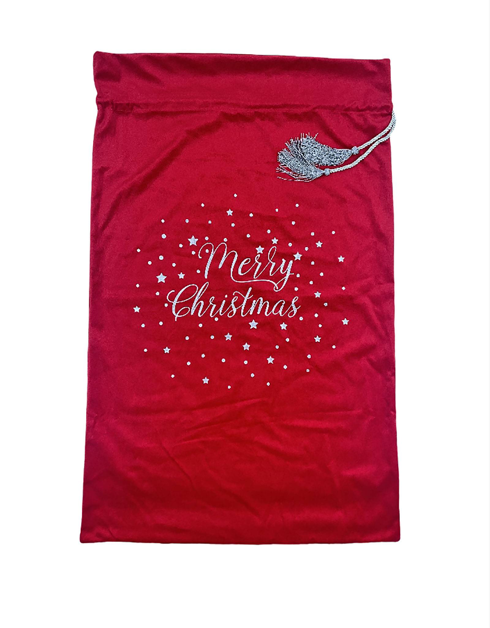 Sac de Noël rouge motif joyeux Noël - ECLOZ