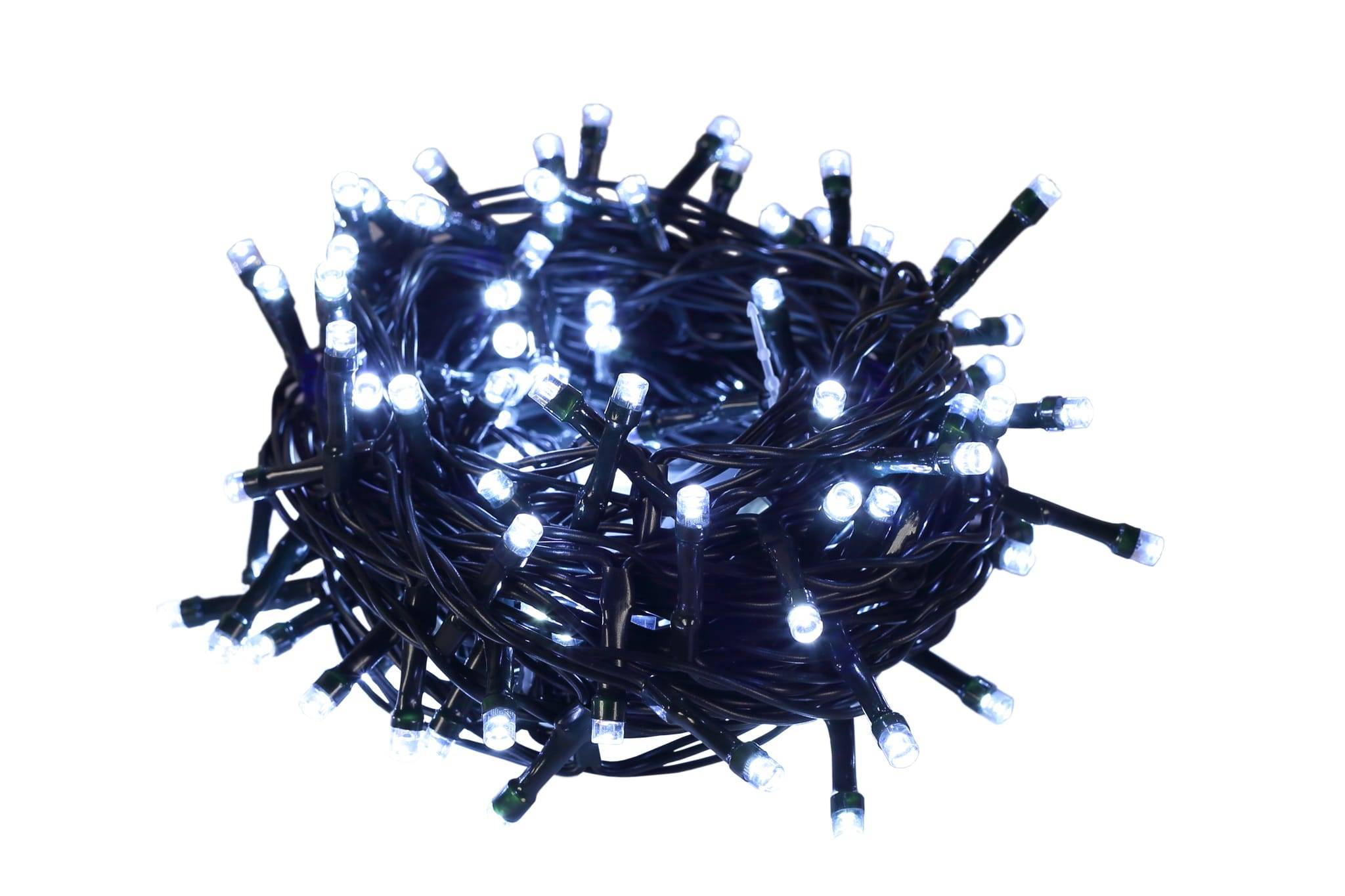 Guirlande 128 LED blanc froid L.8 m - ECLOZ