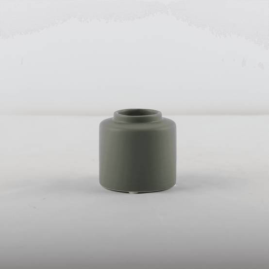 Soliflore vert en céramique H.8 cm - ECLOZ