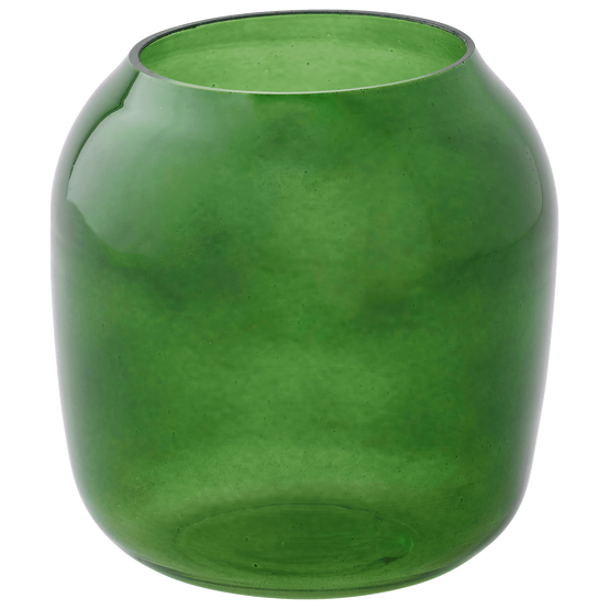 Vase en verre vert transparent H.15 cm - ECLOZ - Image 2