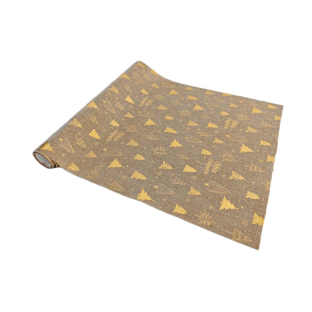 Chemin de table marron or - ECLOZ