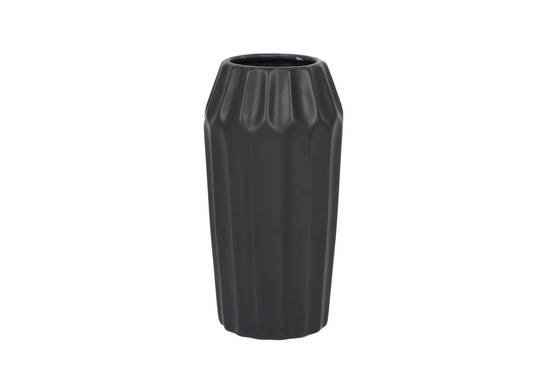 Vase noir en grès H.16 m - ECLOZ - Image 1