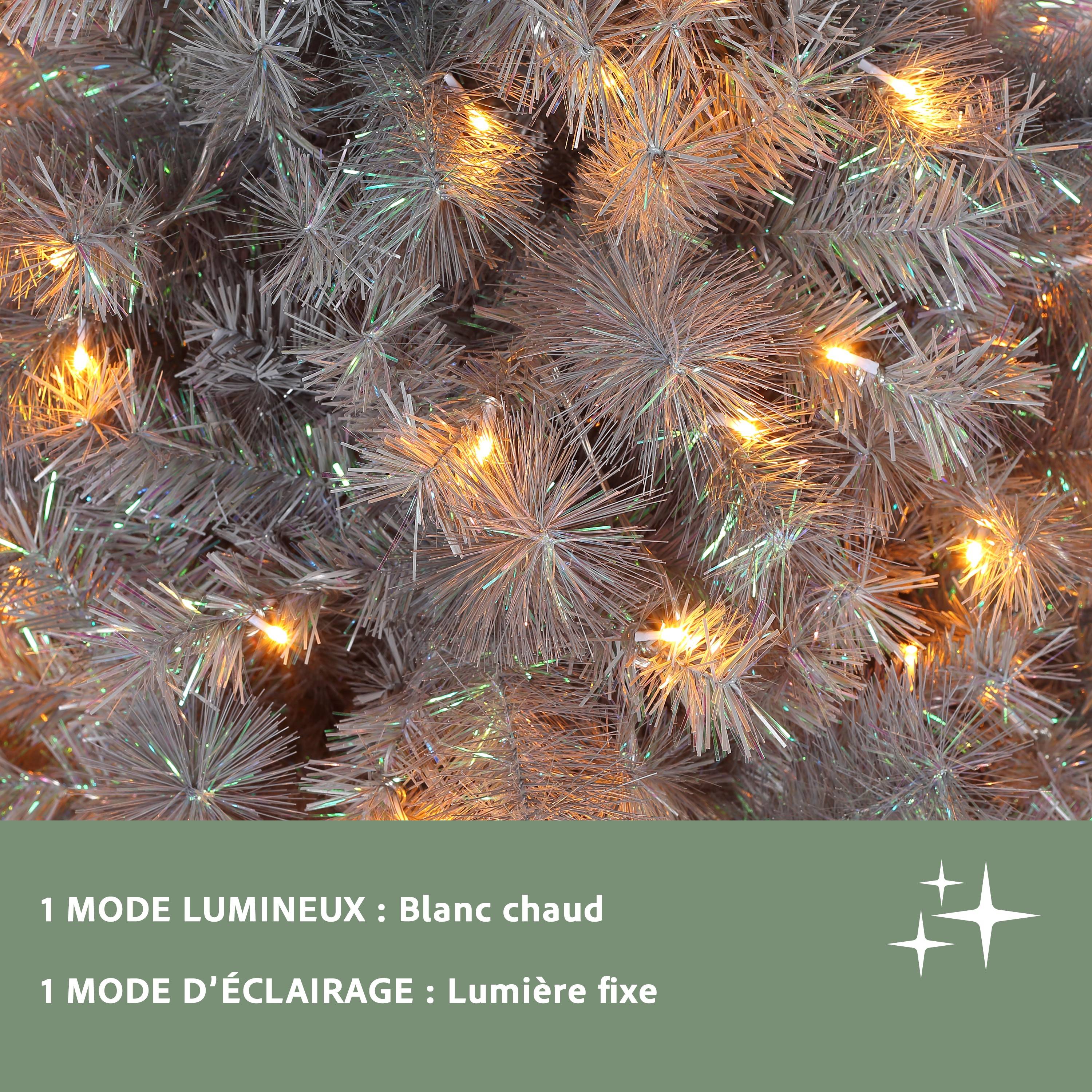 Ecloz - Sapin de Noël artificiel Aspen lumineux - 180 cm - ECLOZ - Imagen 4