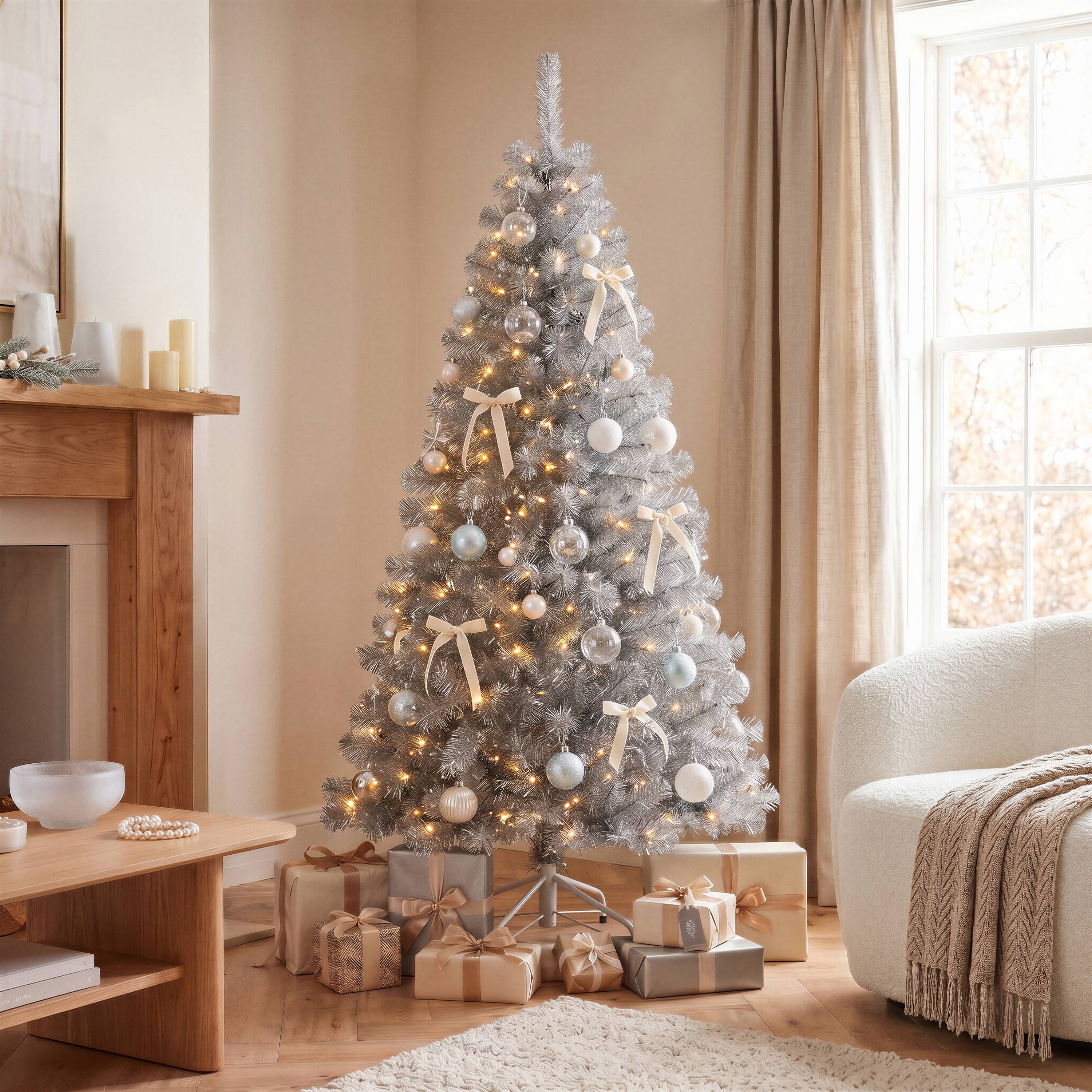 Ecloz - Sapin de Noël artificiel Aspen lumineux - 180 cm - ECLOZ