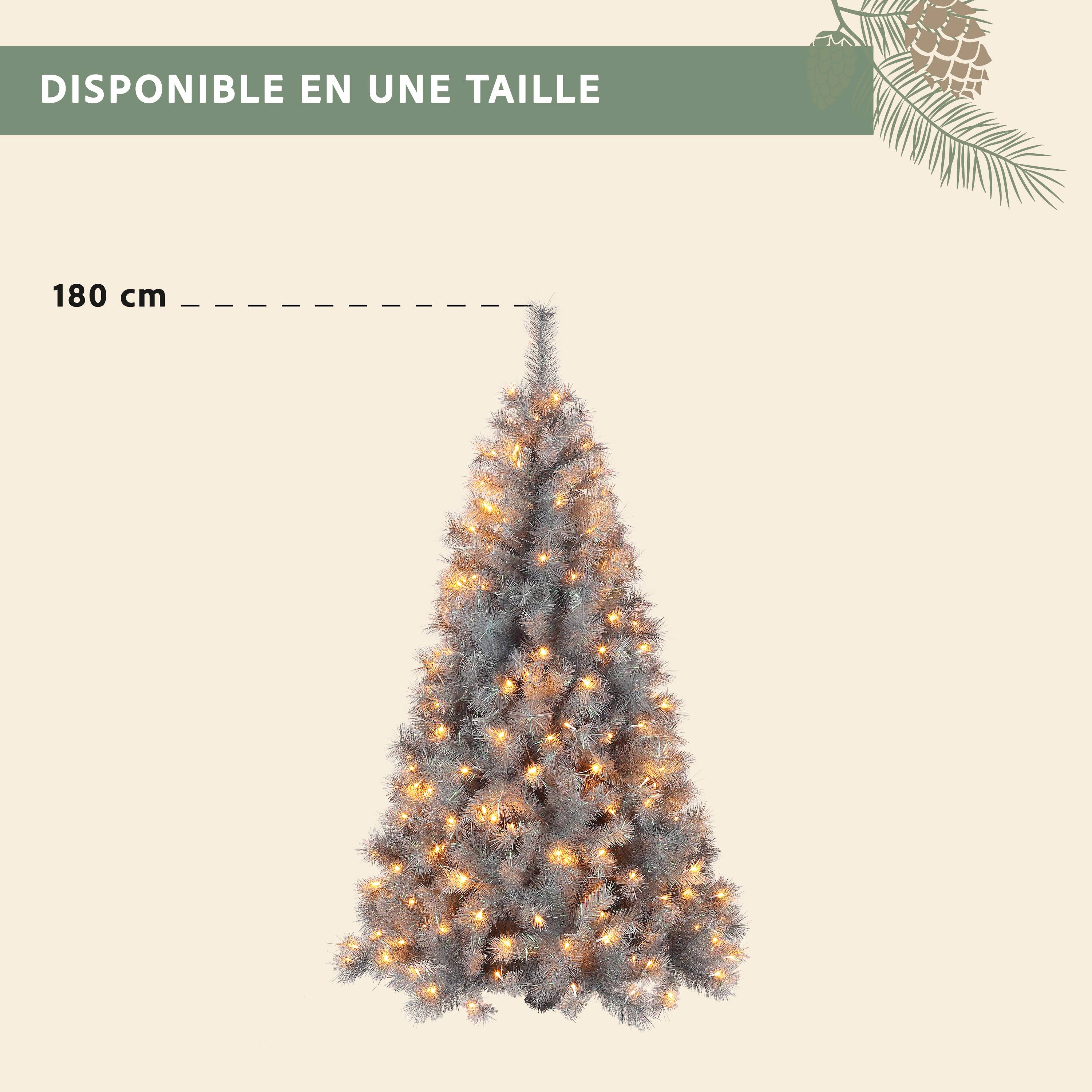 Ecloz - Sapin de Noël artificiel Aspen lumineux - 180 cm - ECLOZ - Imagen 9
