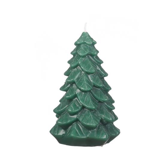 Bougie de cire sapin verte H. 17 cm - ECLOZ