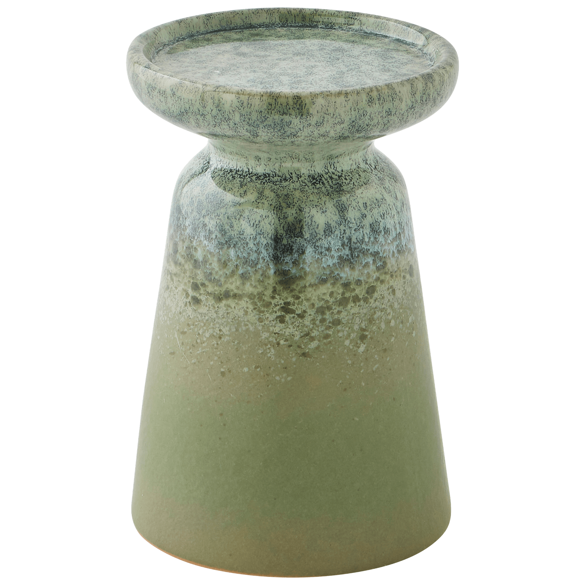 Bougeoir dégradé vert H.15 cm - ECLOZ - Imagen 2