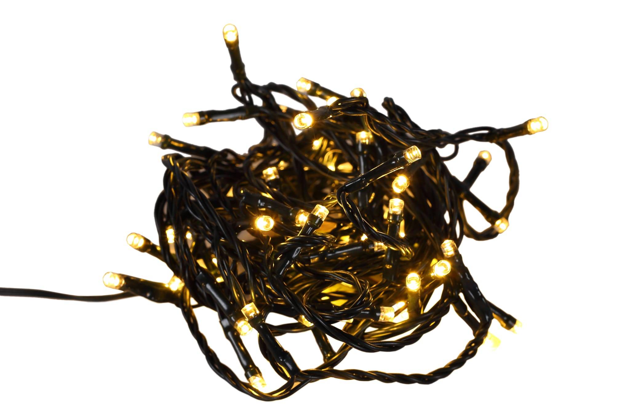Guirlande 64 LED blanc chaud L.5 m - ECLOZ - Jardiland
