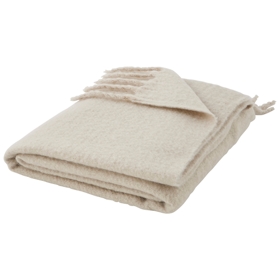 Ecloz - Plaid à franges beige - ECLOZ - Image 1
