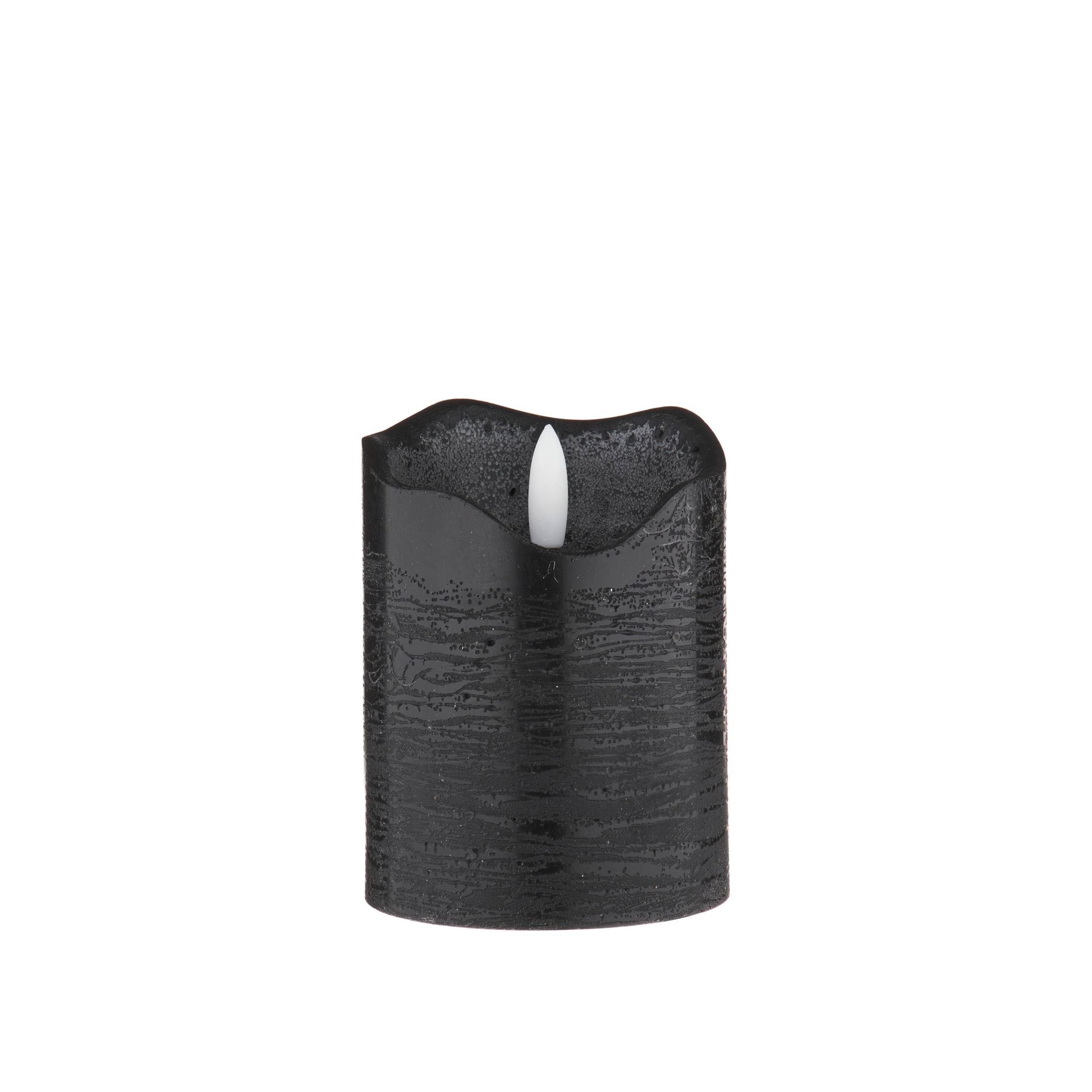 Ecloz - Bougie LED noire H.10 cm - ECLOZ