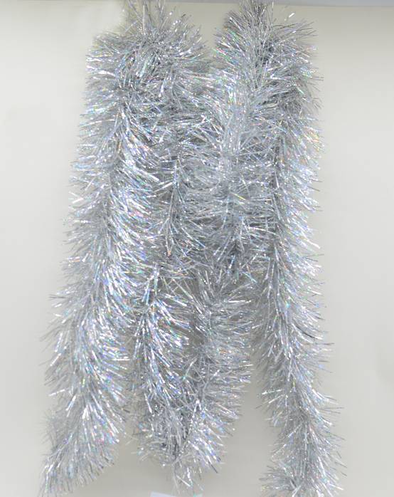 Ecloz - Guirlande de Noël scintillante argent foncé L. 200 cm - ECLOZ - Image 1
