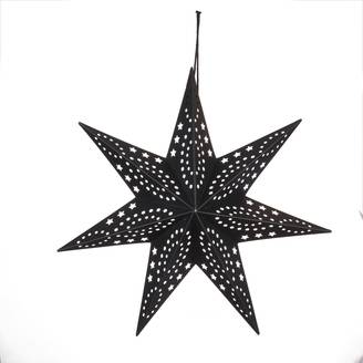 Ecloz - Suspension décorative de Noël noire étoile métal H.31 cm - ECLOZ