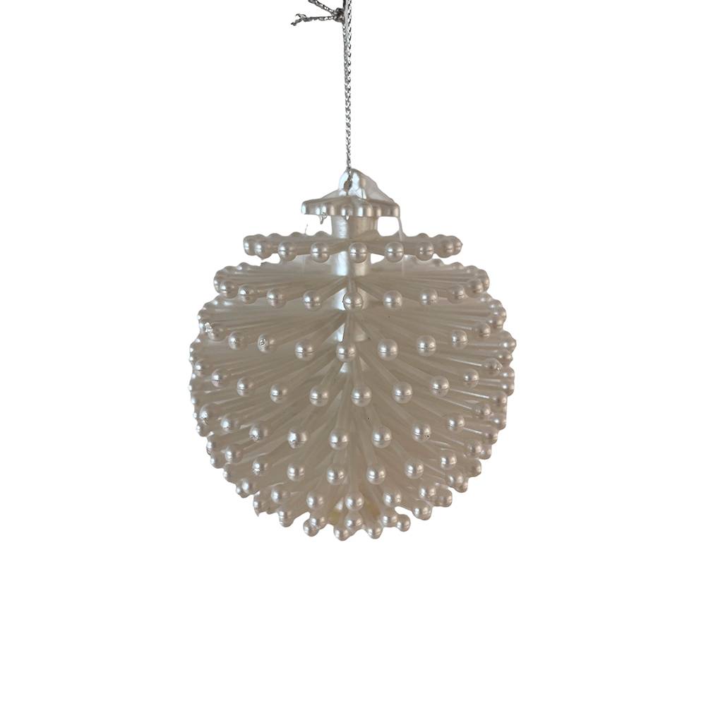 Suspension décorative de Noël blanche en plastique - ECLOZ