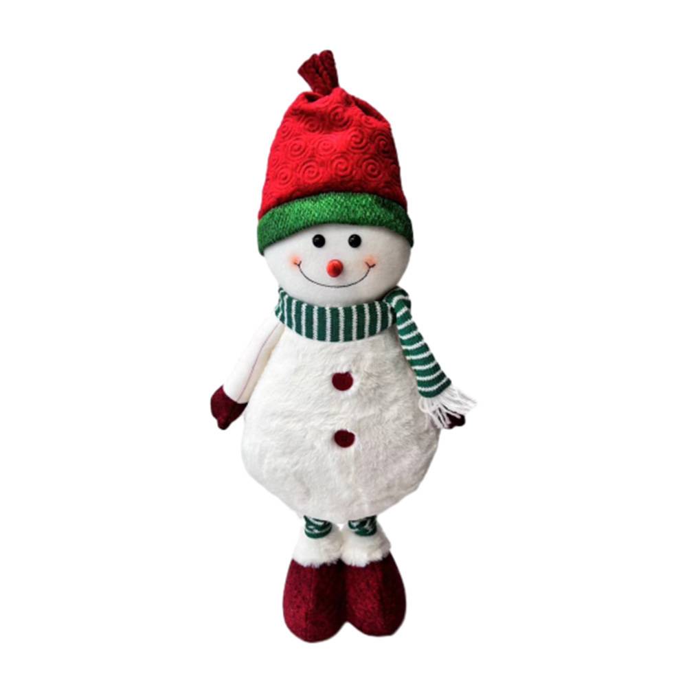 Ecloz - Décoration bonhomme de neige avec écharpe verte H. 84 cm - ECLOZ - Imagen 1