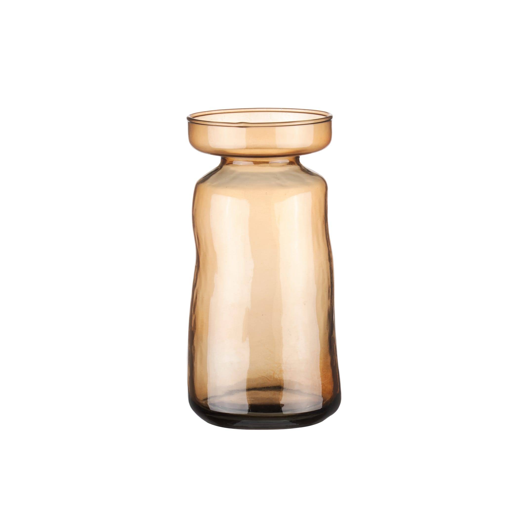 Vase cylindrique marron H.20 cm - ECLOZ