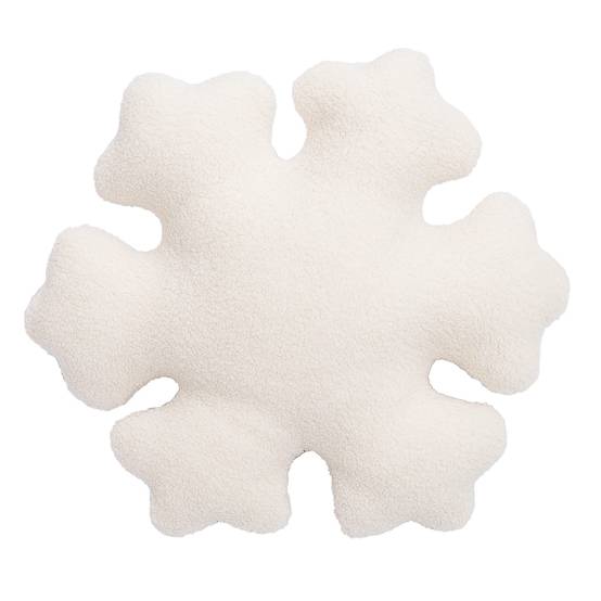 Coussin flocon blanc Ø 46 cm - ECLOZ