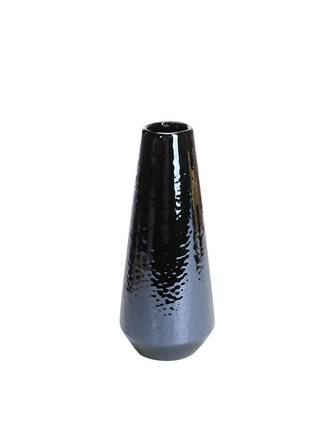 Vase bleu brillant en céramique H.23 cm - ECLOZ