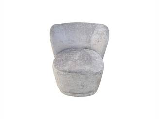 Ecloz - Fauteuil mix velours gris clair - ECLOZ