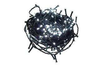 Guirlande de Noël 192 LED blanc froid brillantes L.16 m - ECLOZ
