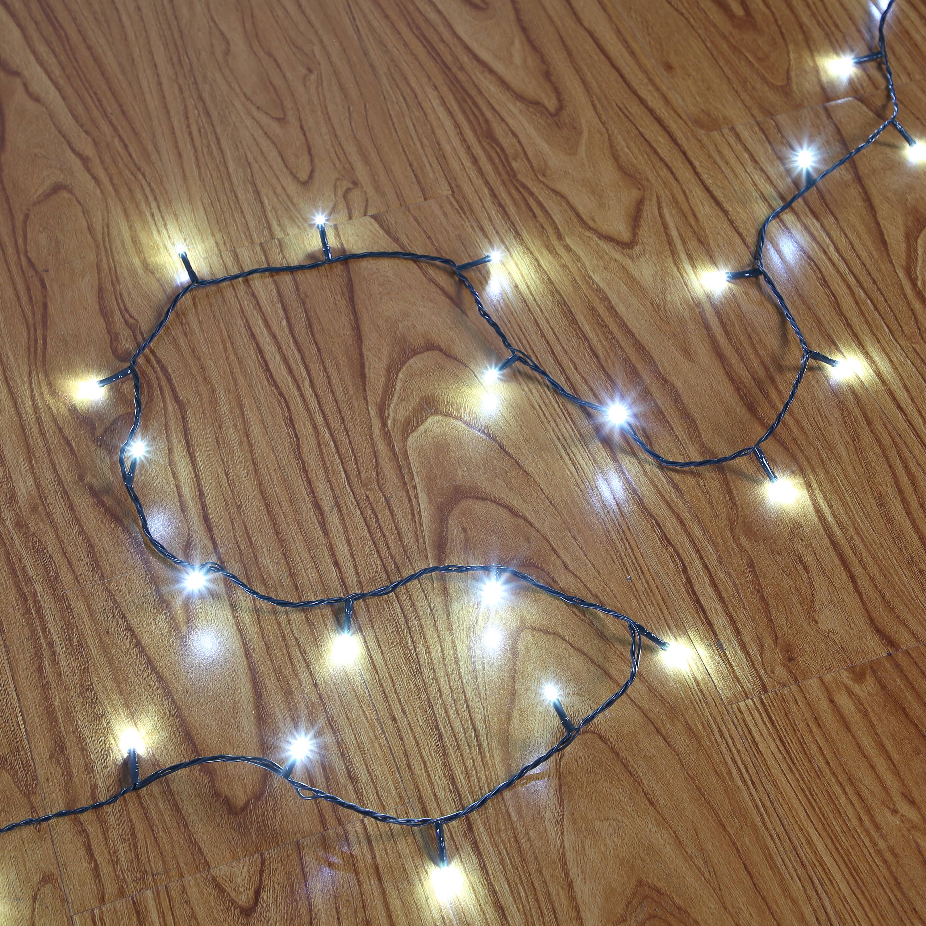 Ecloz - Guirlande de Noël 192 LED blanc froid brillantes L.16 m - ECLOZ - Image 1
