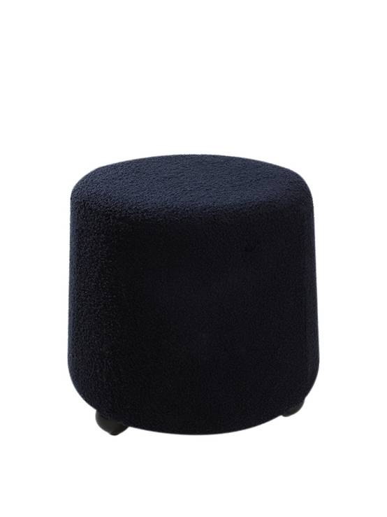 Ecloz - Pouf bleu foncé Ø 35 cm - ECLOZ - Image 1