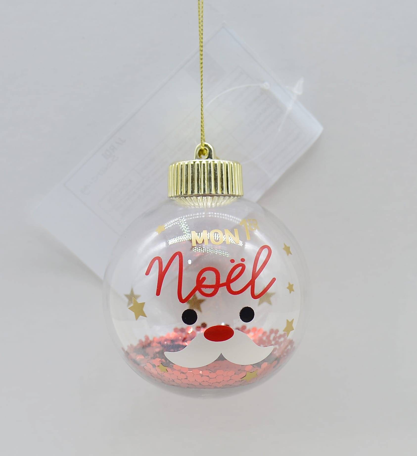 Boule mon premier Noël rouge - ECLOZ - Image 1