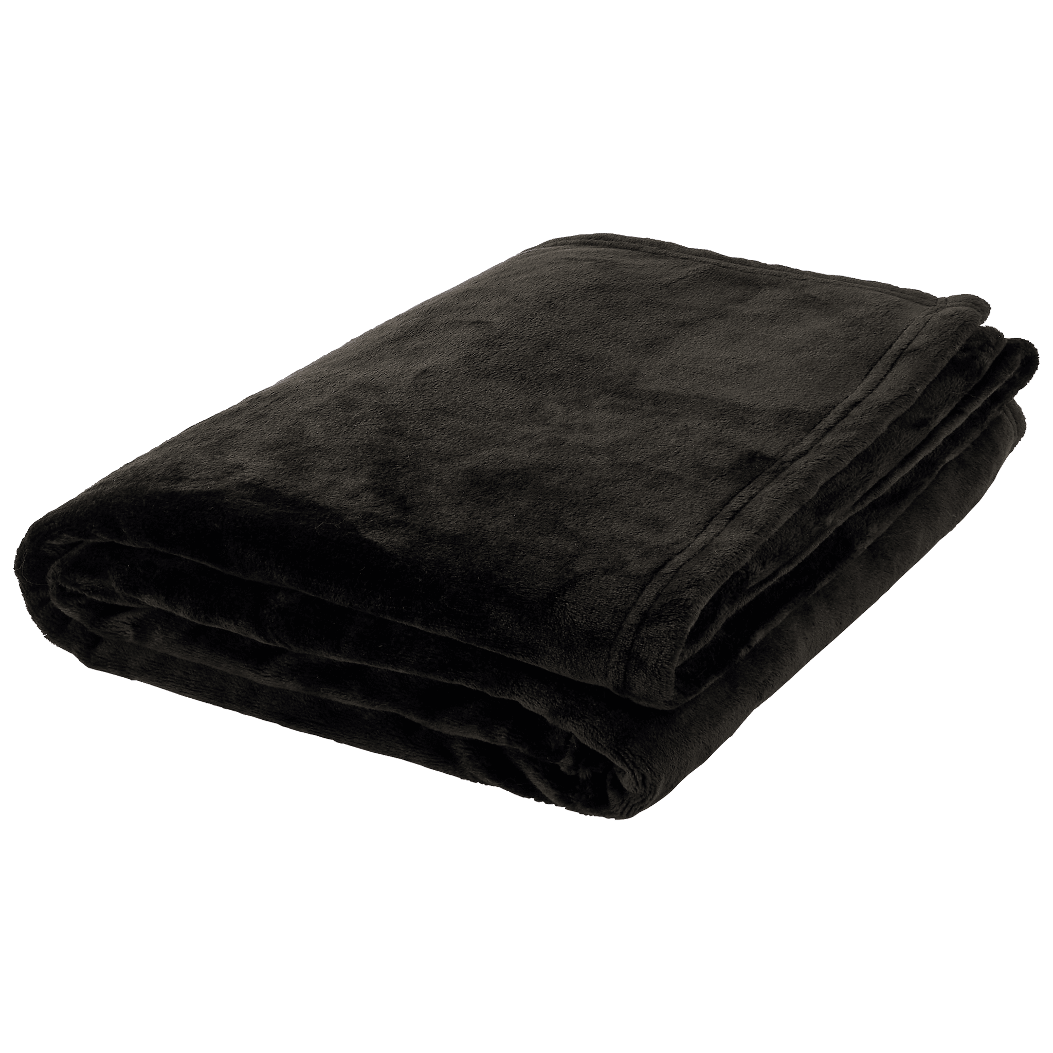 Plaid noir L.150 x l.125 cm - ECLOZ - Image 2