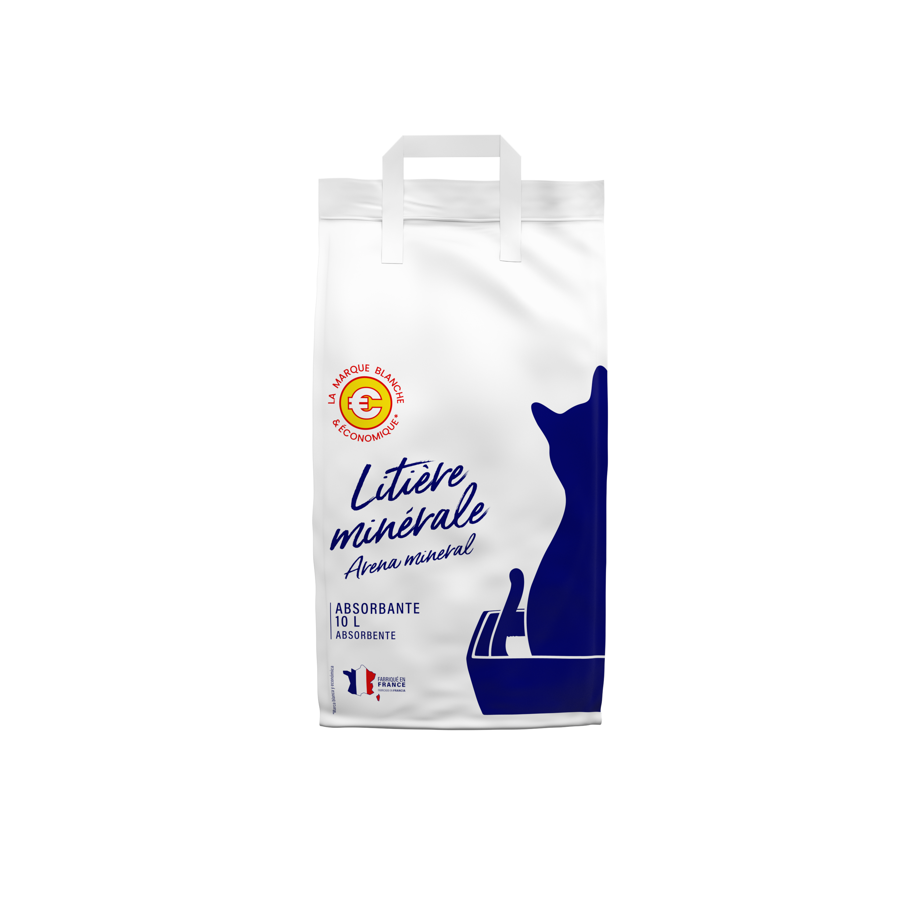 Marque Economique - Litière absorbante minérale pour chat - 10 L - Image 6