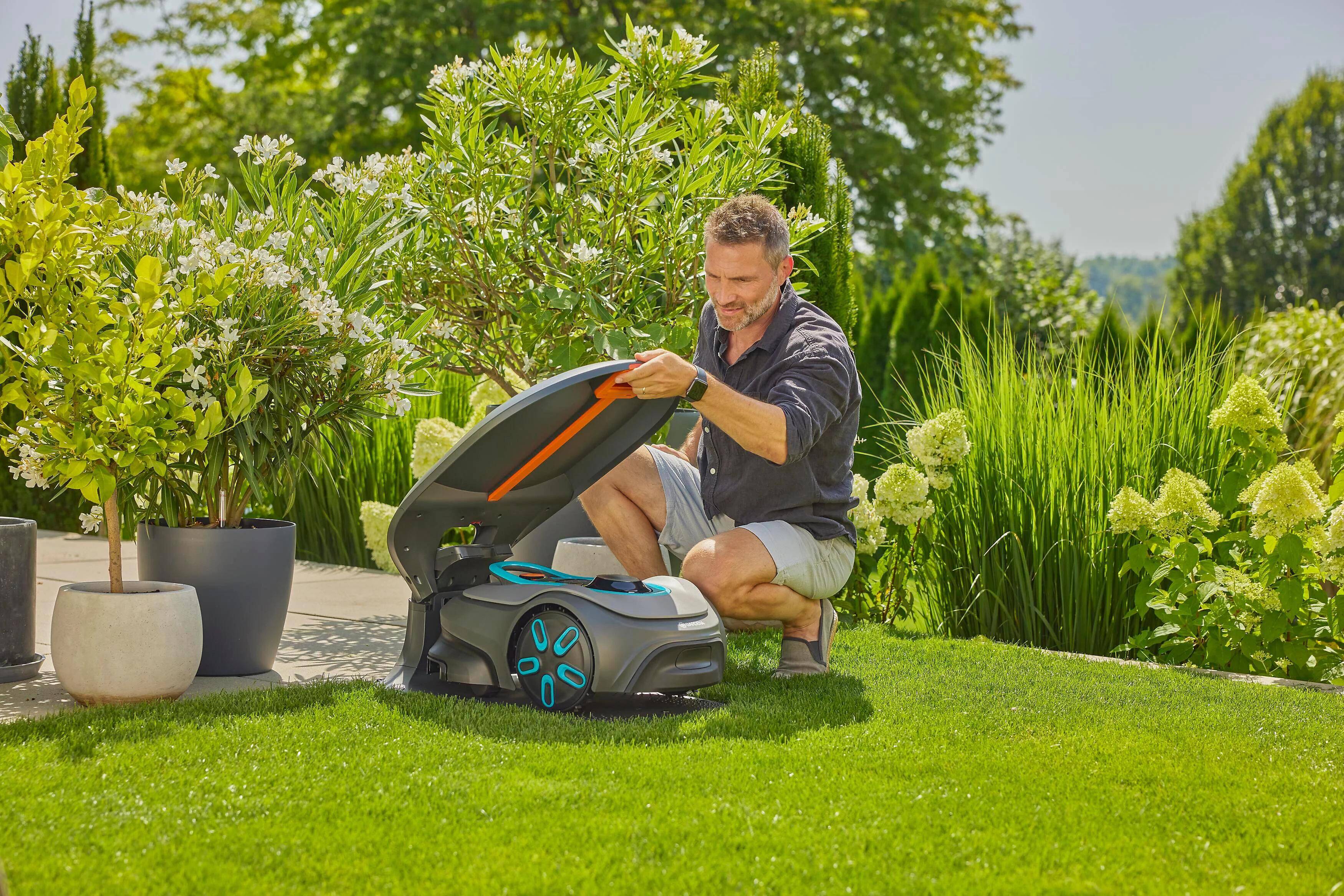 Gardena - Tondeuse robot Smart Sileno Free 800 18V 800m² sans fil - Husqvarna - Image 6