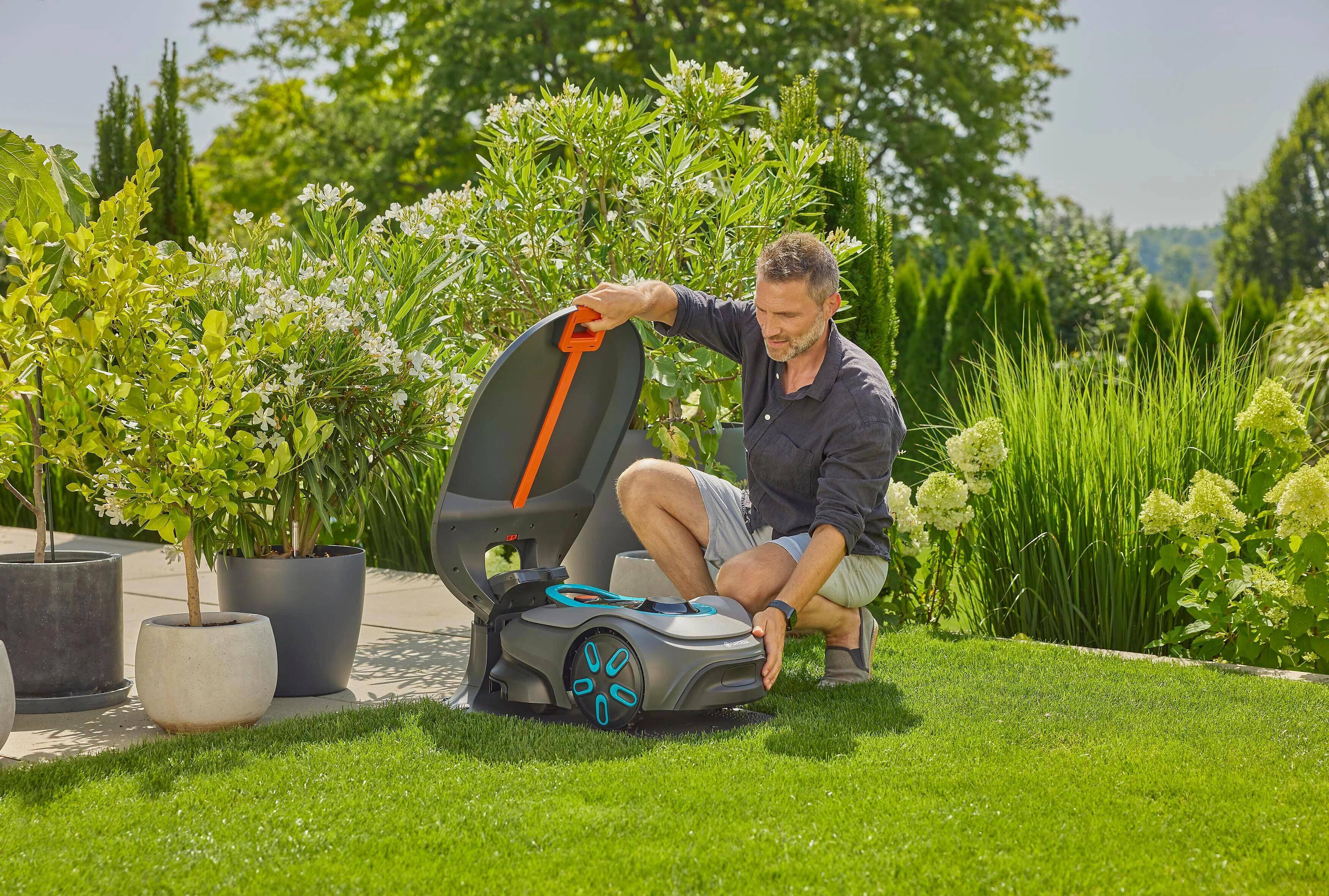 Gardena - Tondeuse robot Smart Sileno Free 800 18V 800m² sans fil - Husqvarna - Image 5