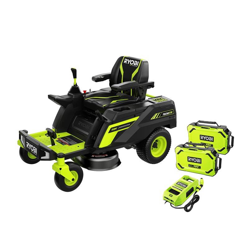 Ryobi - Tondeuse autoportée rider Zero -Turn brushless 72V lithium 76cm - RYOBI