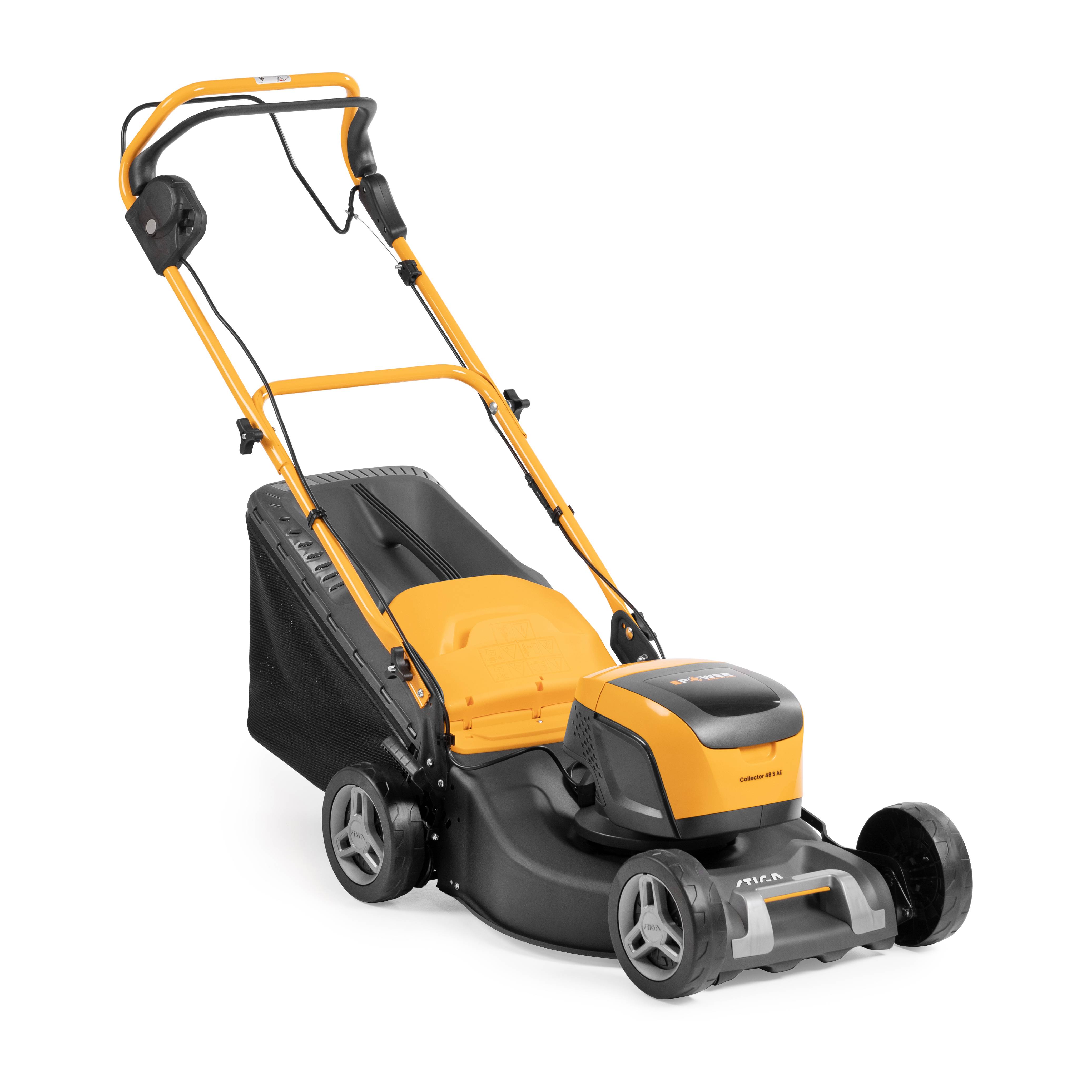 Stiga - Tondeuse Collector 48 S AE Kit, batterie 48V 5Ah, largeur 46 cm - STIGA