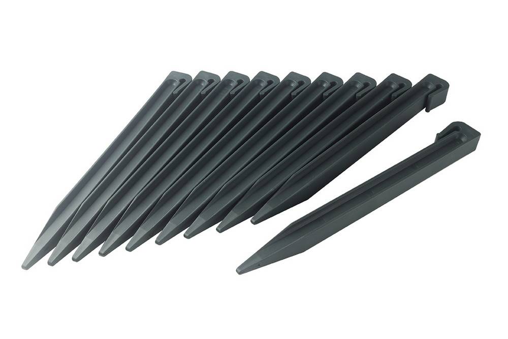 Estacas de anclaje Etik Fix polipropileno verde claro L.27 l.2 H.2 cm - Nortene - Imagen 5