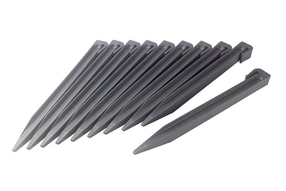 Estacas de anclaje Etik Fix polipropileno verde claro L.27 l.2 H.2 cm - Nortene - Imagen 4