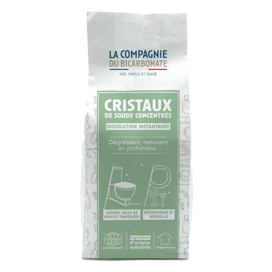 Sans Marque - Cristaux de soude - sachet kraft - 1 kg - La compagnie du bicarbonate - Imagen 1