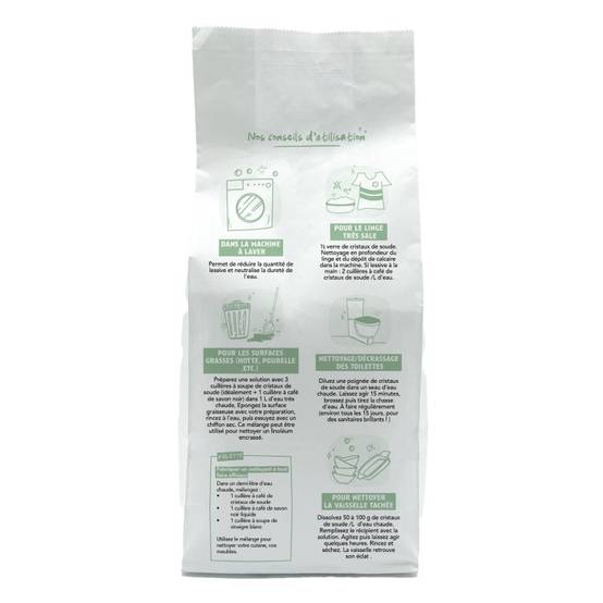 Sans Marque - Cristaux de soude - sachet kraft - 1 kg - La compagnie du bicarbonate - Imagen 2