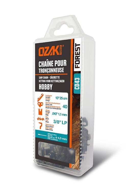 Ozaki - Chaîne de tronçonneuse 3/8 LP E40 - OZAKI
